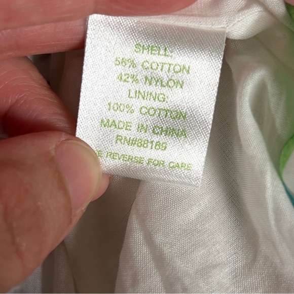 Lilly Pulitzer Morrison Lace Overlay Dress Multicolor Size 14 - Picture 8 of 9